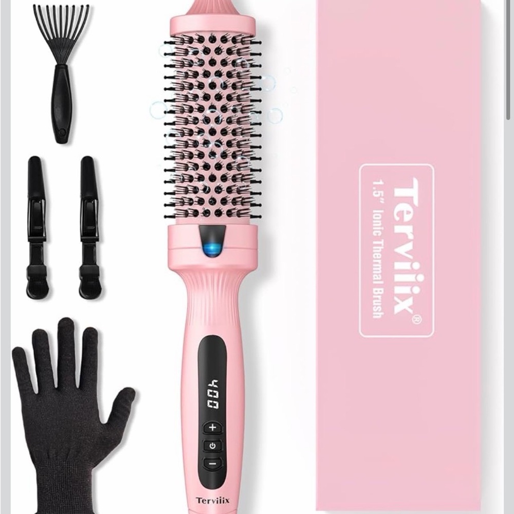 Terviiix 1.5 Inch Ionic Thermal Brush -New in box and never used
